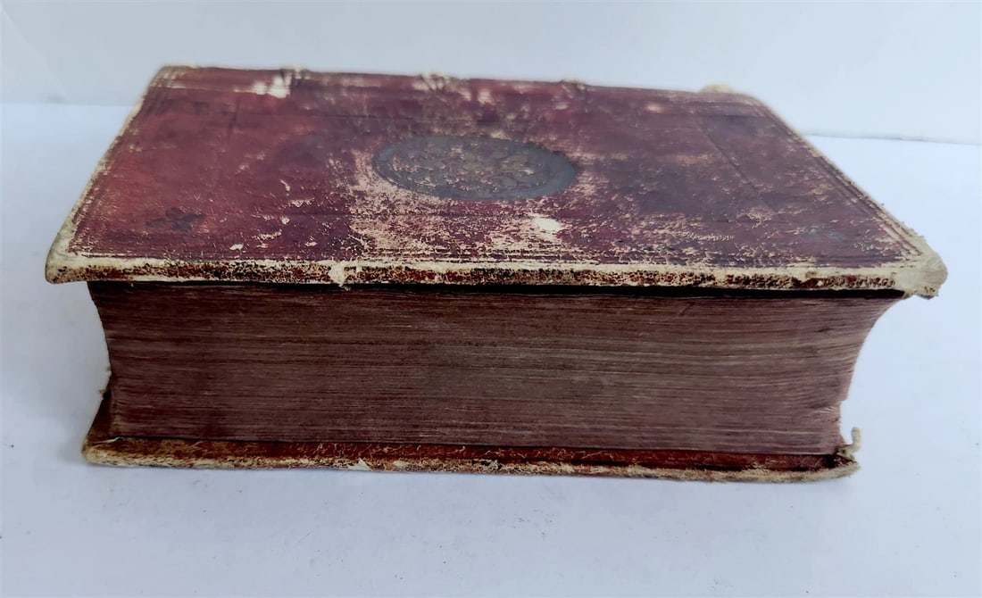 1581 JULIUS CAESAR ILLUSTRATED antique ORIGINAL 16th CENTURY BINDING - 6