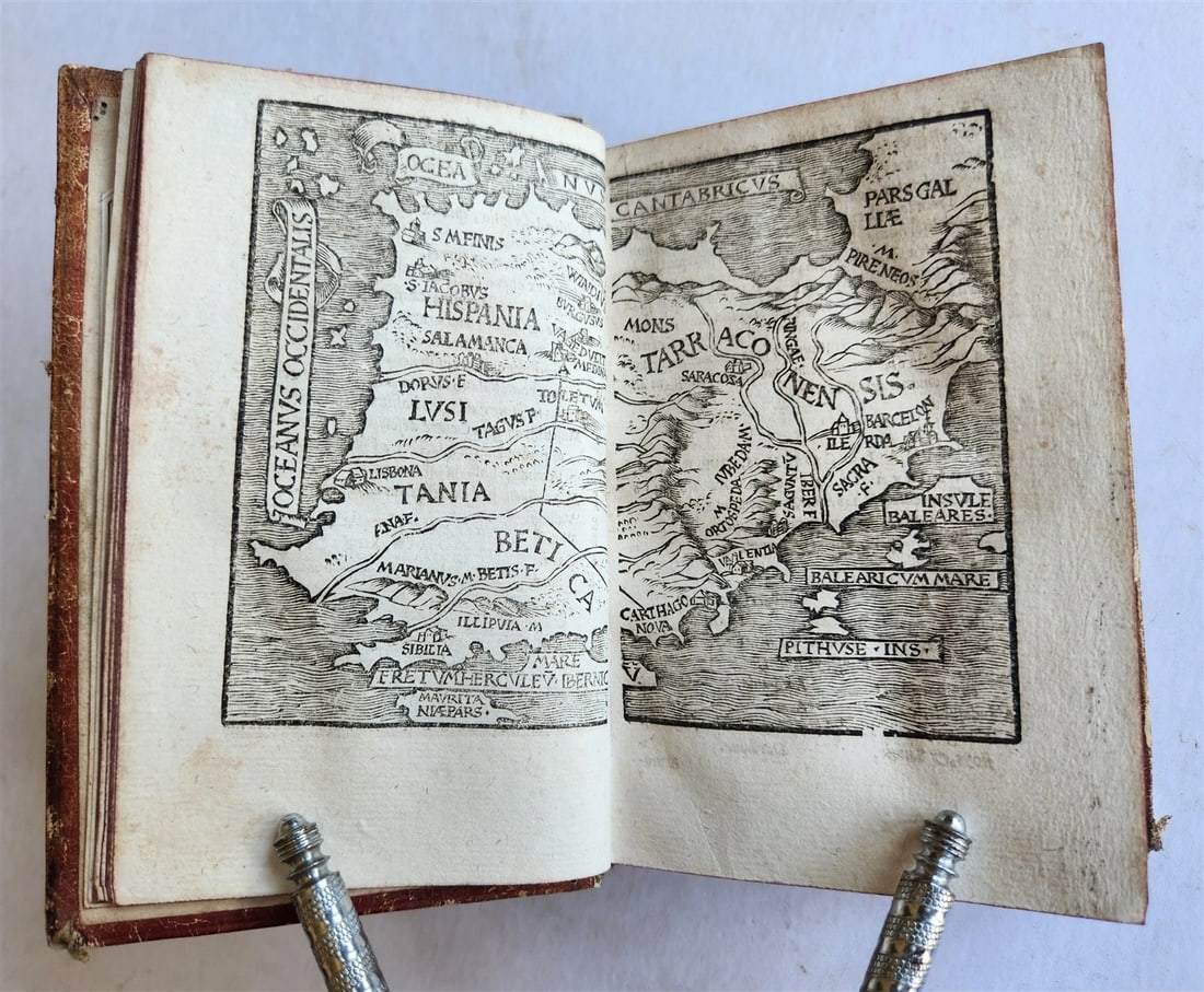 1581 JULIUS CAESAR ILLUSTRATED antique ORIGINAL 16th CENTURY BINDING - 7