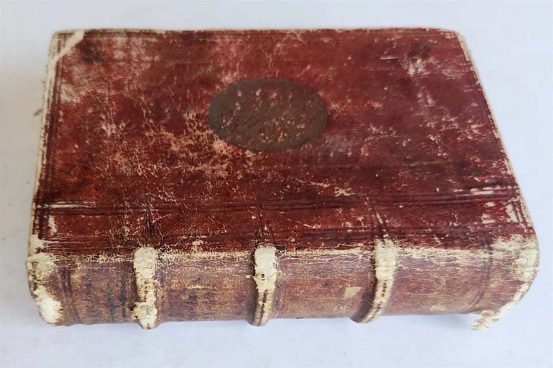 1581 JULIUS CAESAR ILLUSTRATED antique ORIGINAL 16th CENTURY BINDING - 8
