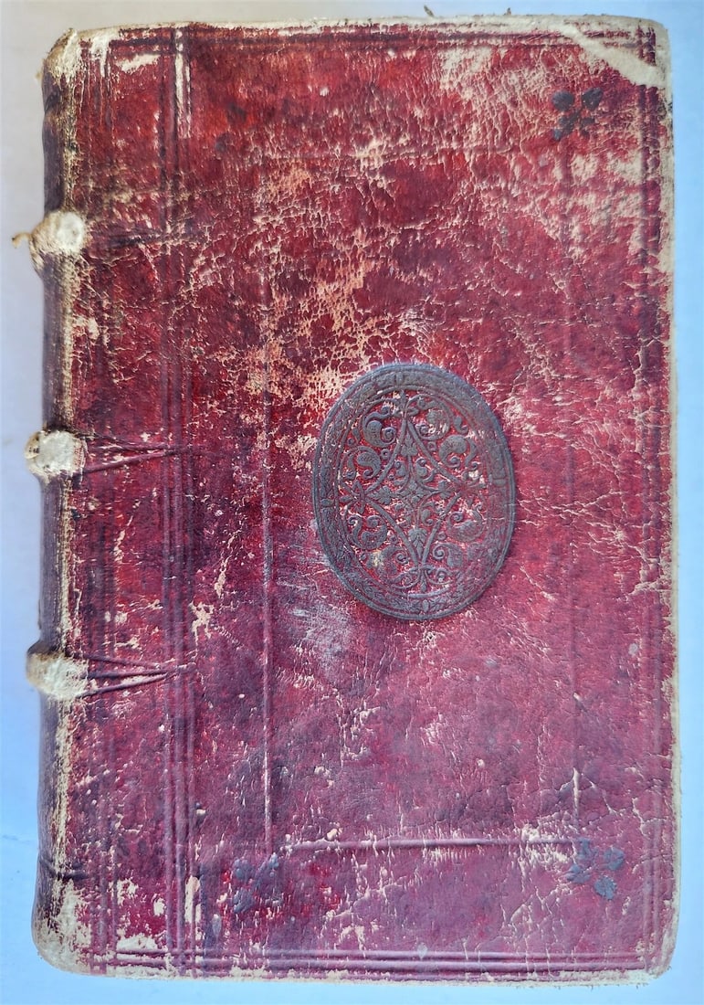 1581 JULIUS CAESAR ILLUSTRATED antique ORIGINAL 16th CENTURY BINDING - 9