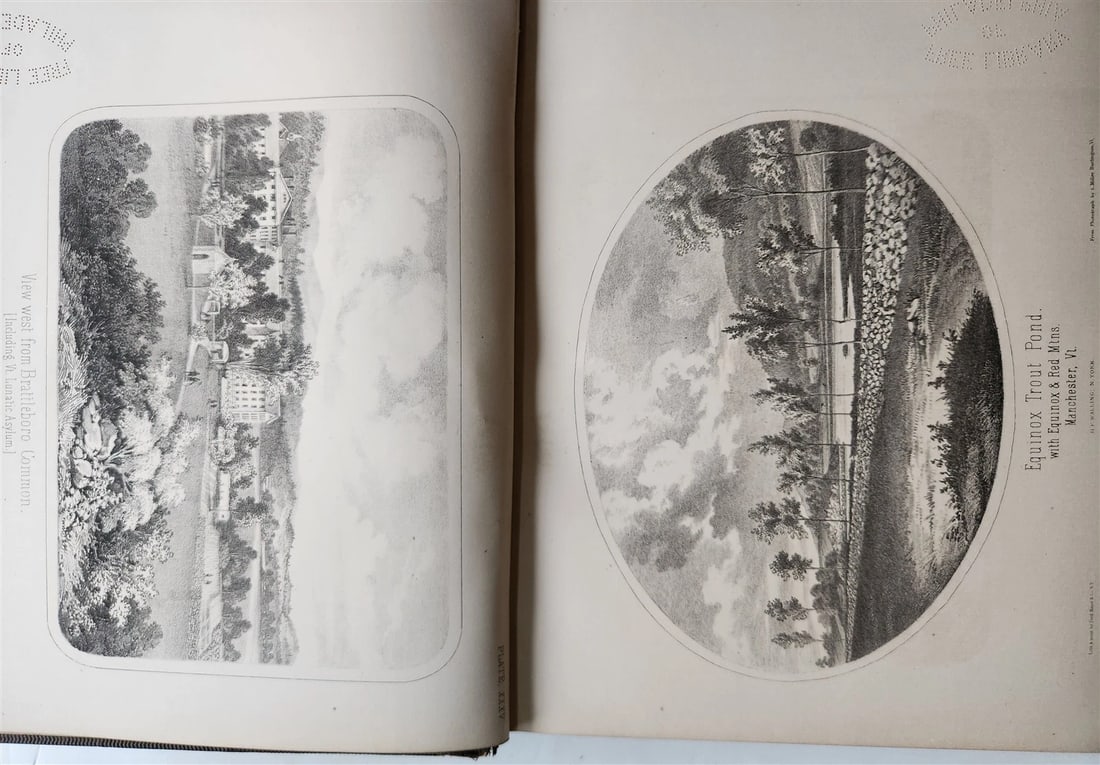 1861 Report on the Geology of Vermont 2 VOLUMES antique ILLUSTRATED Americana - 12