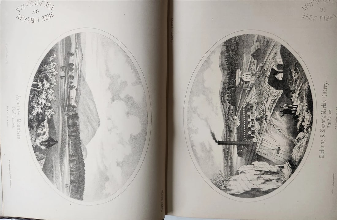 1861 Report on the Geology of Vermont 2 VOLUMES antique ILLUSTRATED Americana - 14