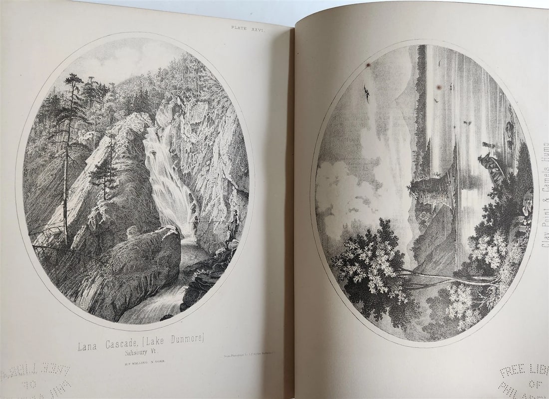 1861 Report on the Geology of Vermont 2 VOLUMES antique ILLUSTRATED Americana - 5