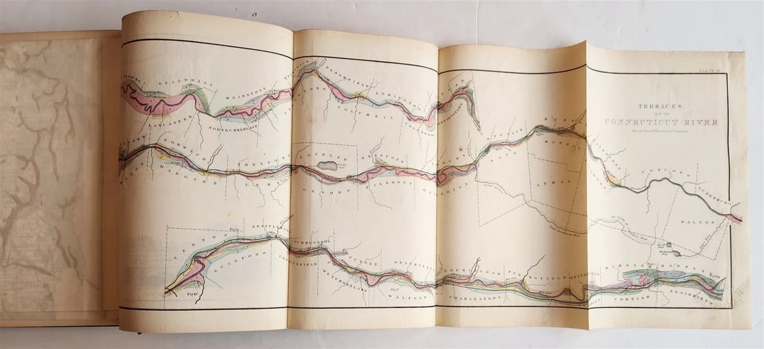 1861 Report on the Geology of Vermont 2 VOLUMES antique ILLUSTRATED Americana - 8