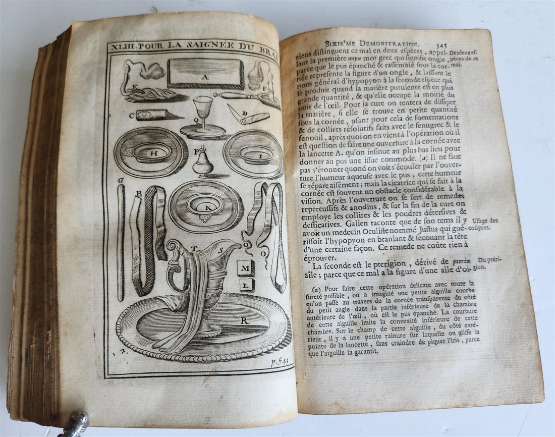1765 COURSES of SURGICAL OPERATIONS antique ILLUSTRATED MEDICAL TREATISE - 13
