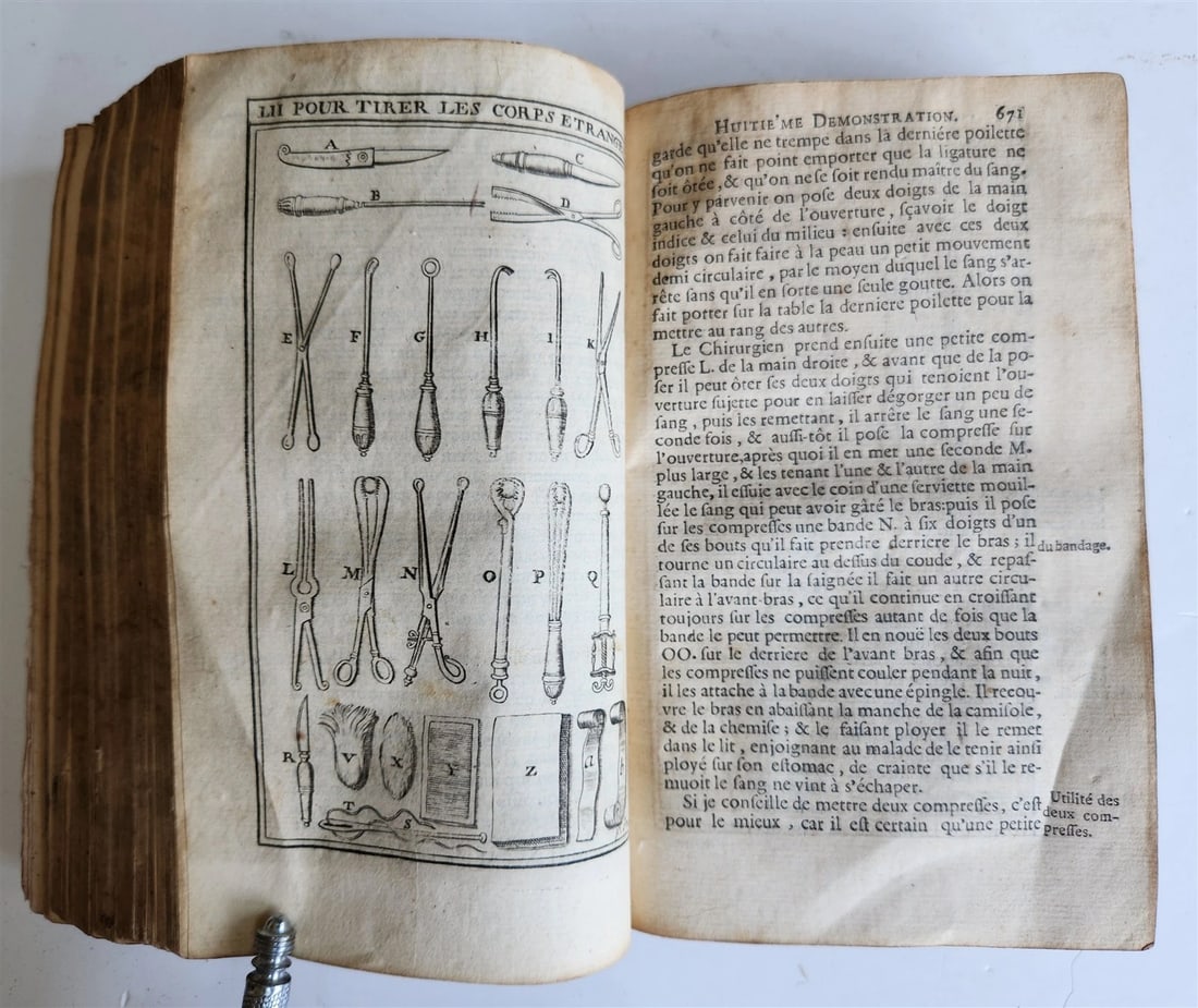 1765 COURSES of SURGICAL OPERATIONS antique ILLUSTRATED MEDICAL TREATISE - 17