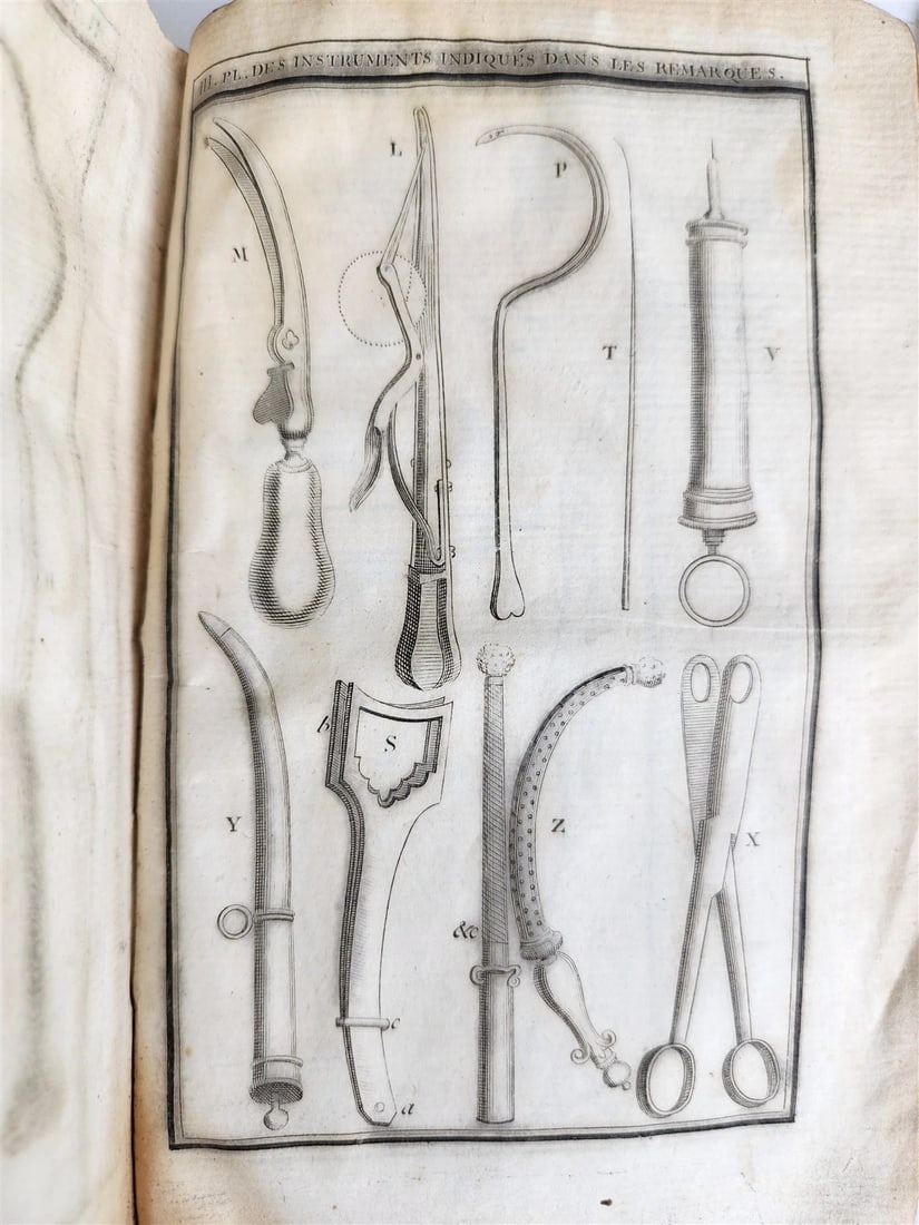 1765 COURSES of SURGICAL OPERATIONS antique ILLUSTRATED MEDICAL TREATISE - 19