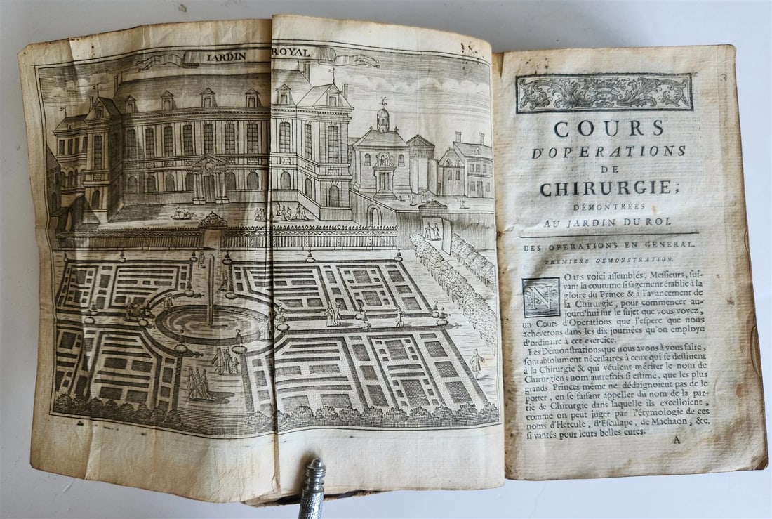 1765 COURSES of SURGICAL OPERATIONS antique ILLUSTRATED MEDICAL TREATISE - 6