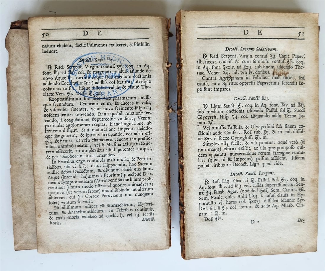 1714 Pharmacopoeia Extemporanea sive Praescriptorum Chilias antique - 5