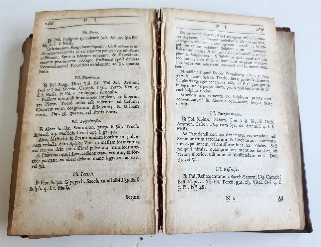 1714 Pharmacopoeia Extemporanea sive Praescriptorum Chilias antique - 8