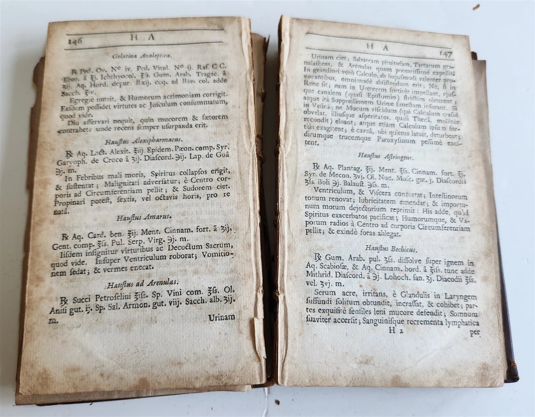 1714 Pharmacopoeia Extemporanea sive Praescriptorum Chilias antique - 9