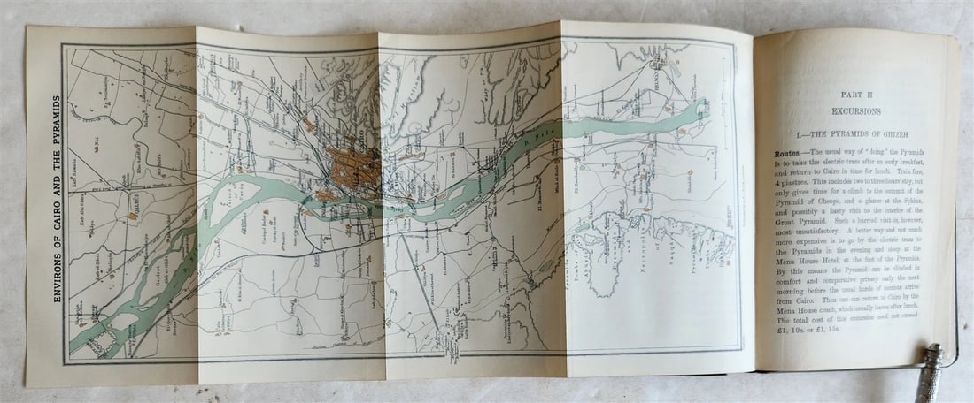 1912 CAIRO of TO-DAY antique PRACTICAL GUIDE to CAIRO and the NILE illustrated - 11