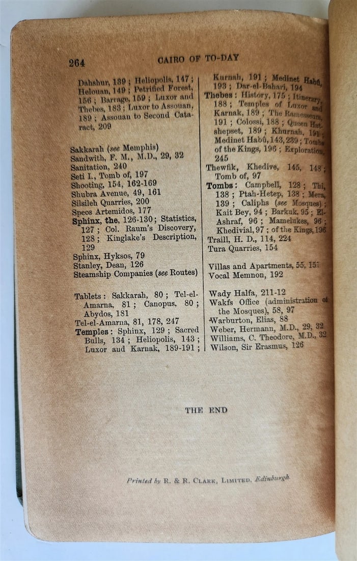 1912 CAIRO of TO-DAY antique PRACTICAL GUIDE to CAIRO and the NILE illustrated - 4