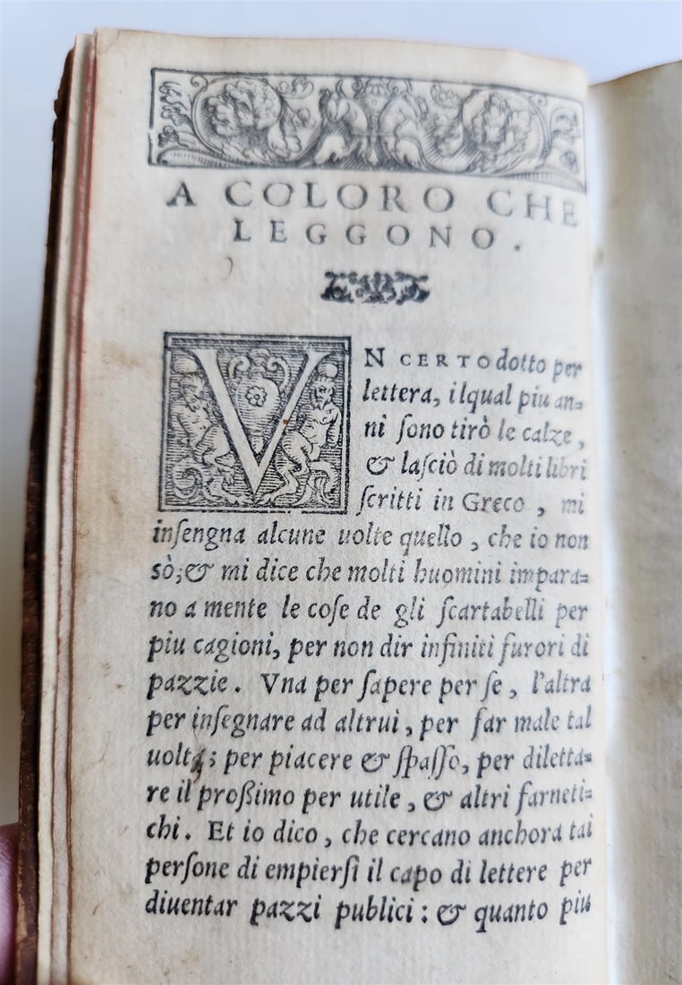 1558 SATIRE of LOVE TRE LIBRI di PISTOLOTTI AMOROSI DEL DONI antique in ITALIAN - 11