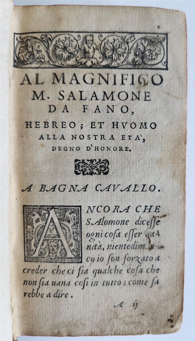 1558 SATIRE of LOVE TRE LIBRI di PISTOLOTTI AMOROSI DEL DONI antique in ITALIAN - 6