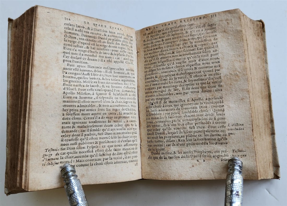 1587 LACTANTIUS Des divines institutions, contre les gentils & idolatres ANTIQUE - 7