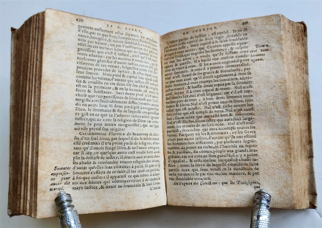 1587 LACTANTIUS Des divines institutions, contre les gentils & idolatres ANTIQUE - 9