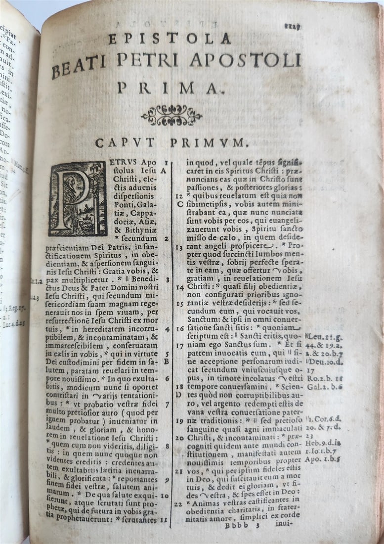 1598 BIBLE in LATIN Rare Clementine Biblia ANTIQUE 16th CENTURY - 9