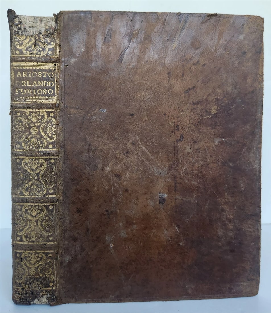 1580 ORLANDO FURIOSO by LUDOVICO ARIOSTO amazingly illustrated ANTIQUE 16th CENT - 3