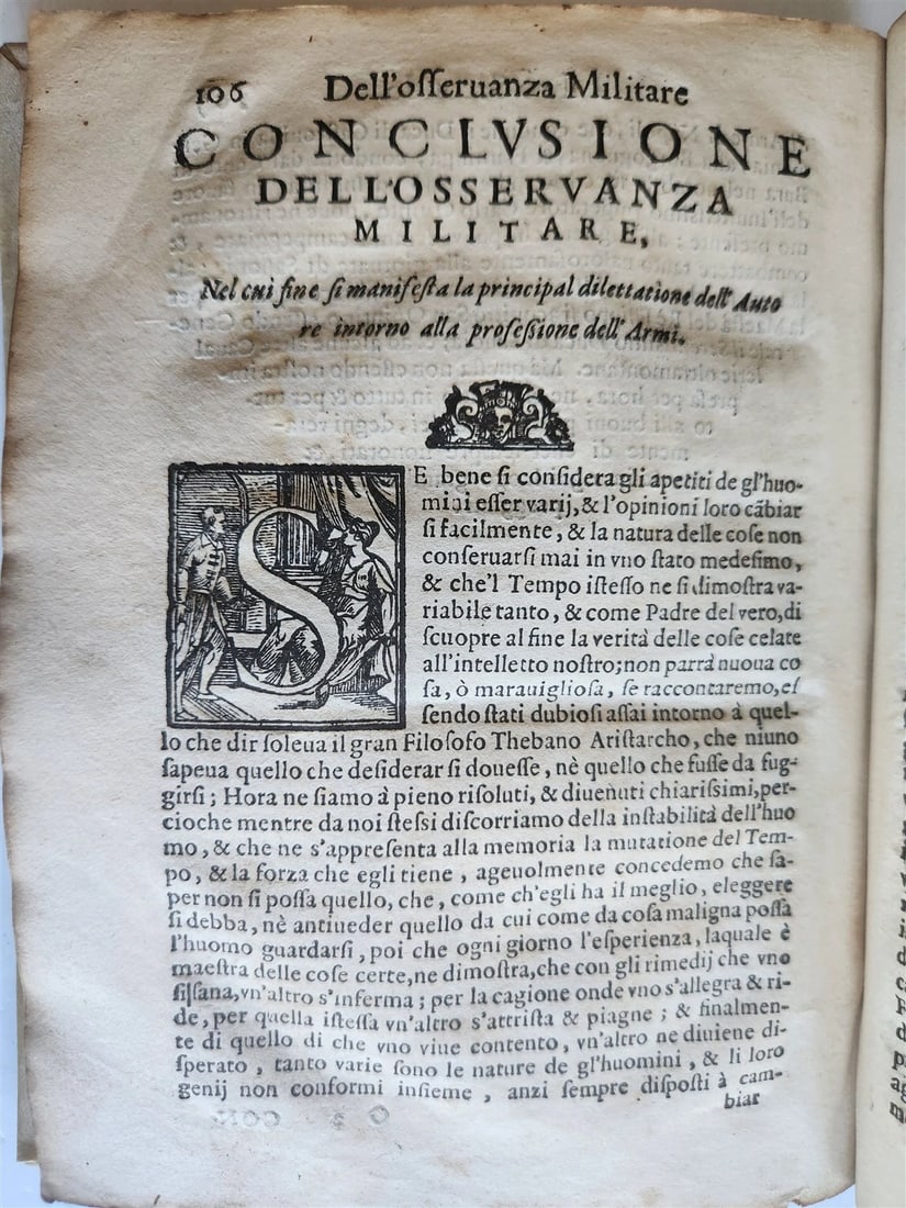 1576 ILLUSTRATED MILITARY TREATISE by Ferretti ANTIQUE Della osservanza militare - 13