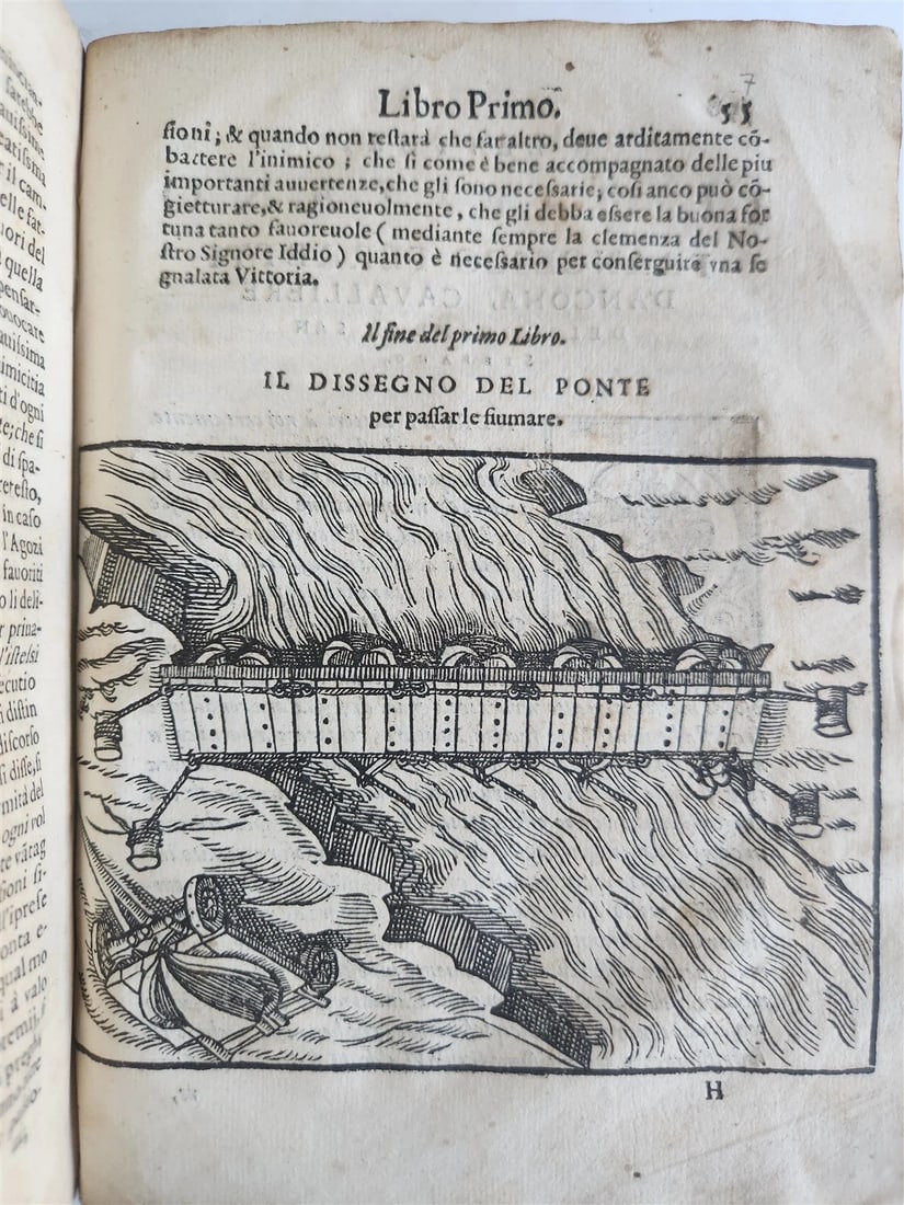 1576 ILLUSTRATED MILITARY TREATISE by Ferretti ANTIQUE Della osservanza militare - 4