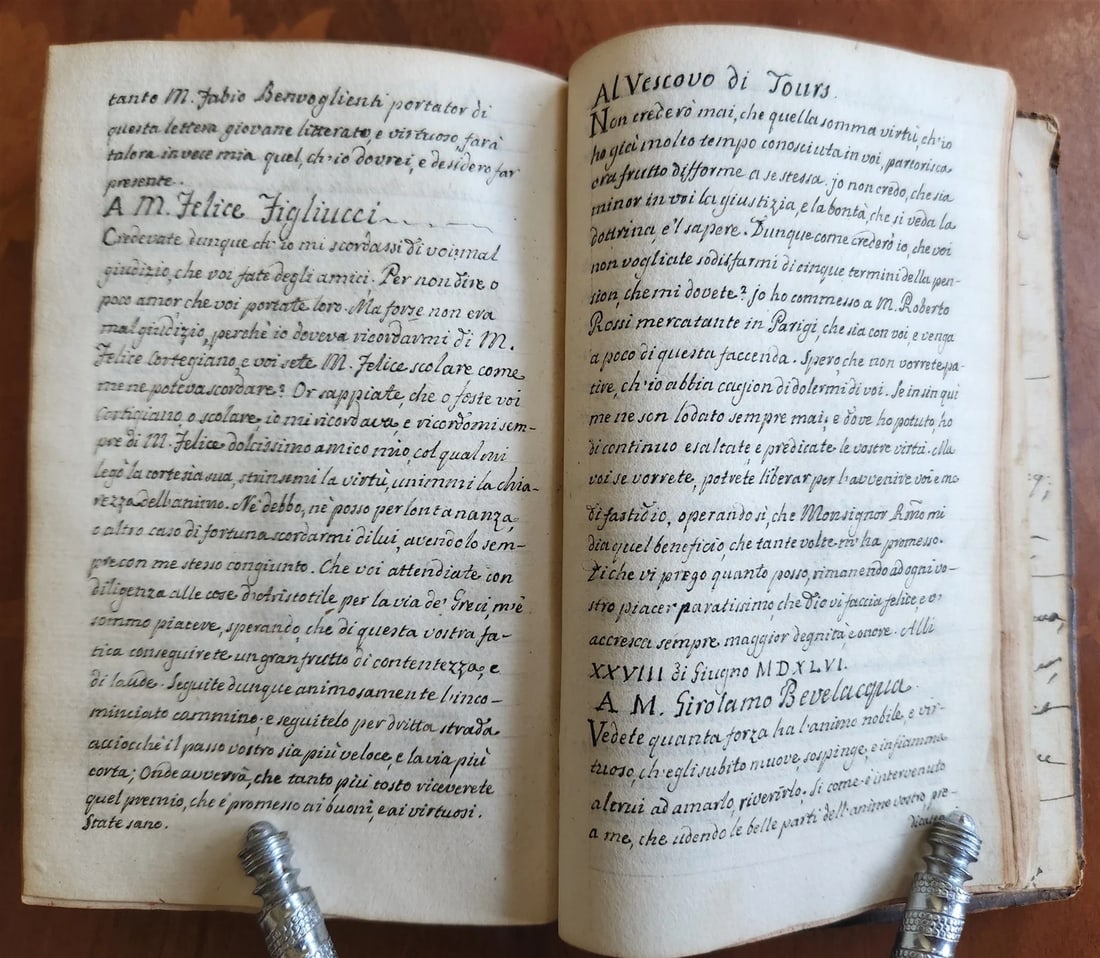 1554 DE LE LETTERE di M. CLAUDIO TOLOMEI ILLUSTRATED w/ MAP antique 16th CENTURY - 12
