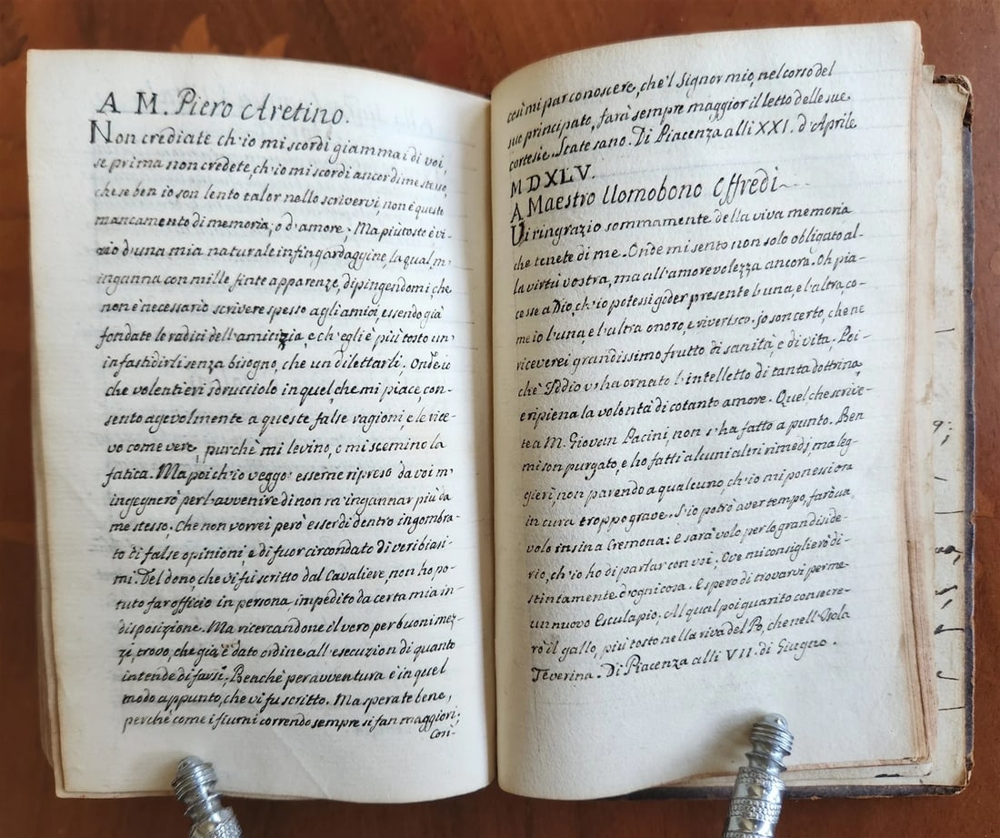 1554 DE LE LETTERE di M. CLAUDIO TOLOMEI ILLUSTRATED w/ MAP antique 16th CENTURY - 13