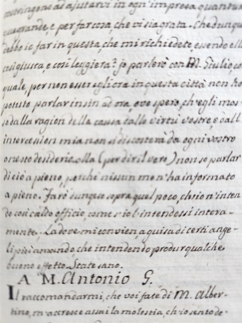 1554 DE LE LETTERE di M. CLAUDIO TOLOMEI ILLUSTRATED w/ MAP antique 16th CENTURY - 17