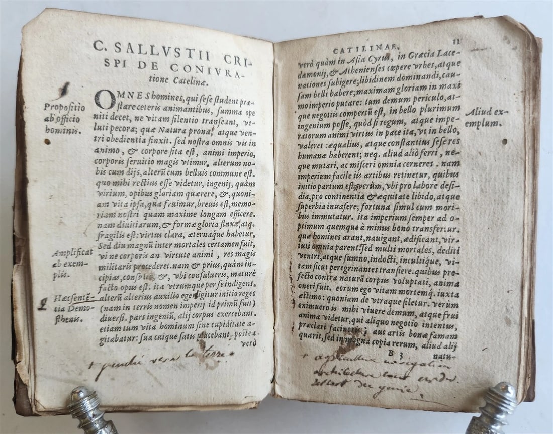 1569 SALLUST Sallustii Crispi Coniuratio Catilinae et bellum Iugurthinum ANTIQUE - 4