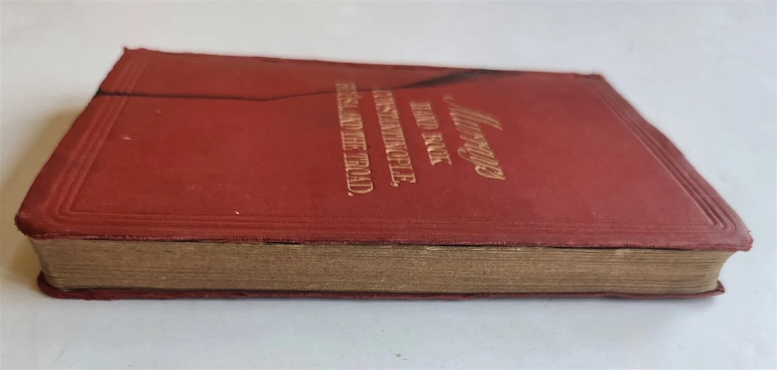 1907 HANDBOOK for TRAVELLERS in CONSTANTINOPLE antique ILLUSTRATED w/ MAPS - 3