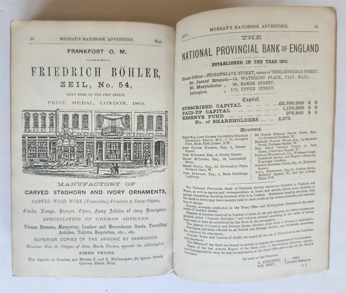 1868 HANDBOOK for TRAVELLERS in RUSSIA POLAND FINLAND antique ILLUSTRATED w/ MAP - 10