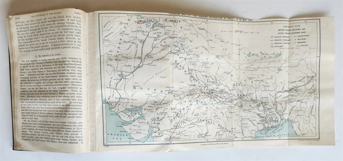 1926 HANDBOOK for TRAVELLERS in INDIA BURMA CEYLON antique ILLUSTRATED w/ MAPS - 5