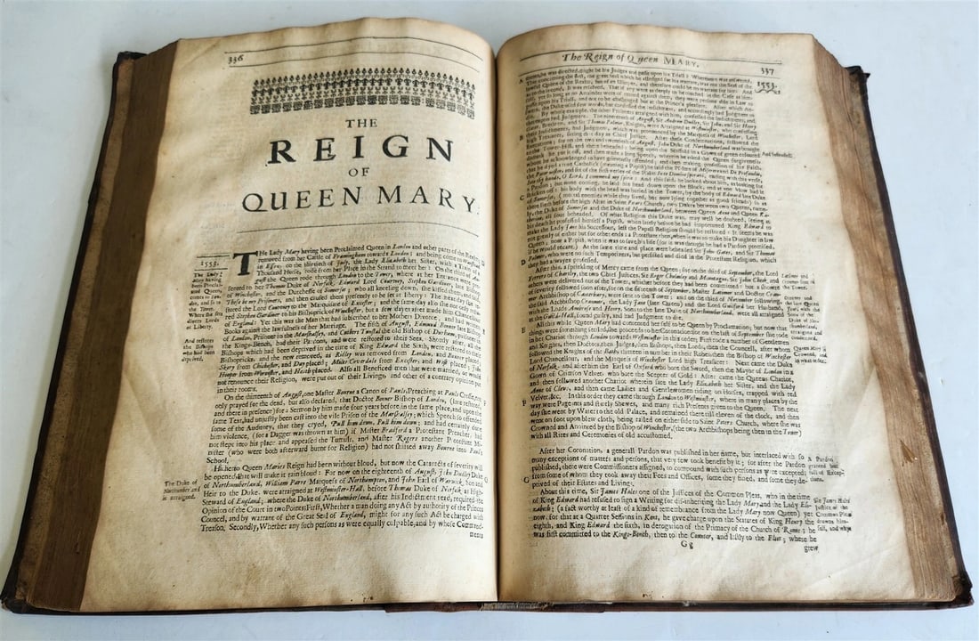 1665 CHRONICLE of the KINGS of ENGLAND by RICHARD BAKER antique FOLIO in English - 13