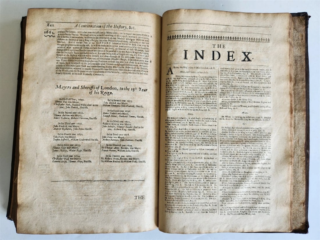 1665 CHRONICLE of the KINGS of ENGLAND by RICHARD BAKER antique FOLIO in English - 15