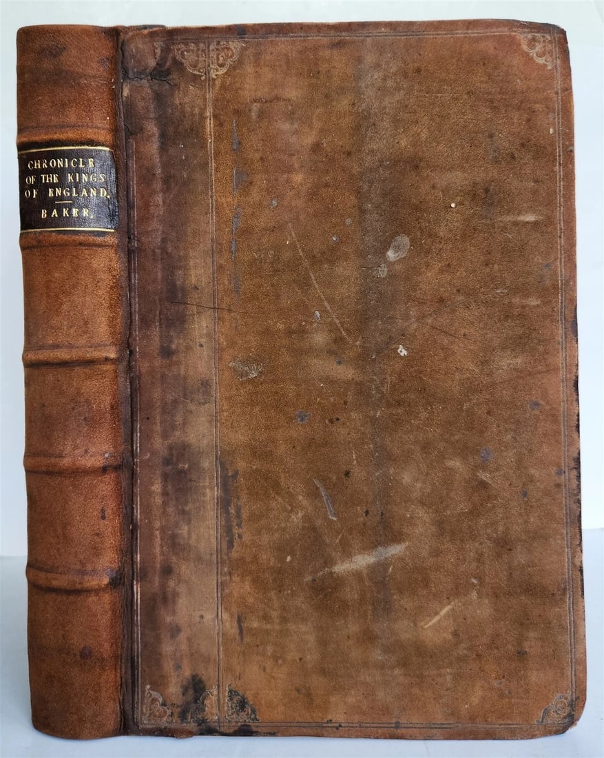 1665 CHRONICLE of the KINGS of ENGLAND by RICHARD BAKER antique FOLIO in English - 2