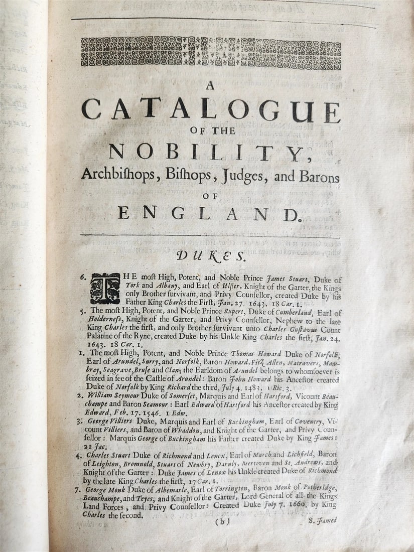 1665 CHRONICLE of the KINGS of ENGLAND by RICHARD BAKER antique FOLIO in English - 7