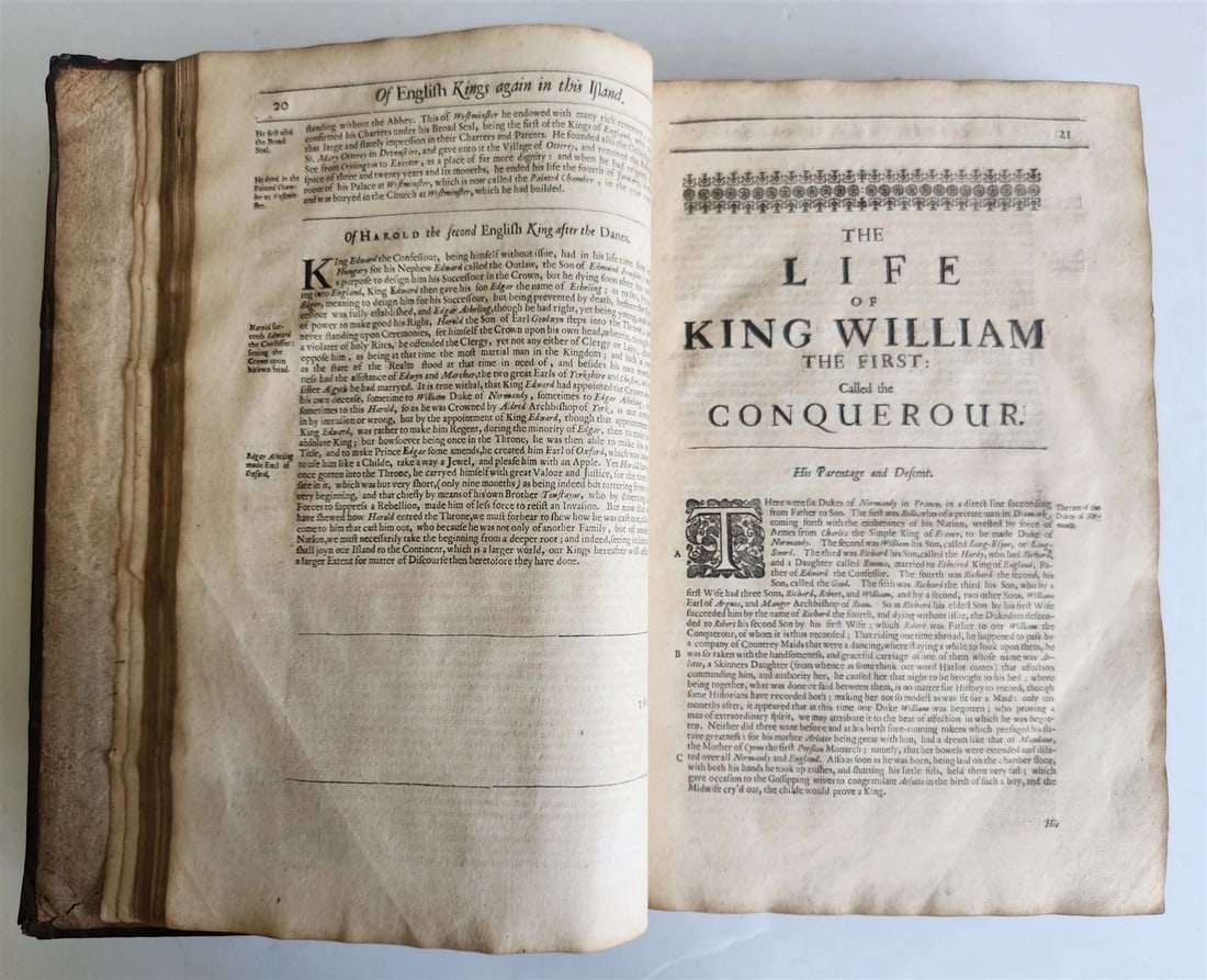 1665 CHRONICLE of the KINGS of ENGLAND by RICHARD BAKER antique FOLIO in English - 9