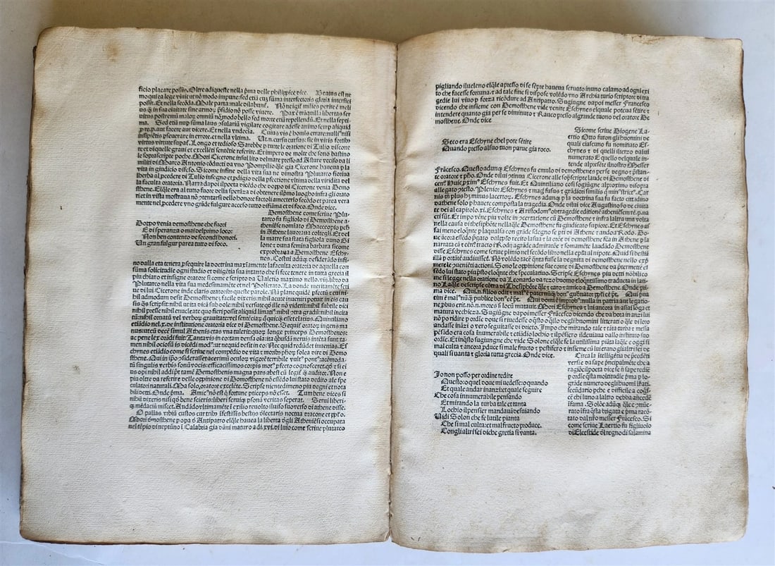 1478 INCUNABULA FRANCESCO PETRARCA by Bernardo Lapini da Siena antique FOLIO - 13