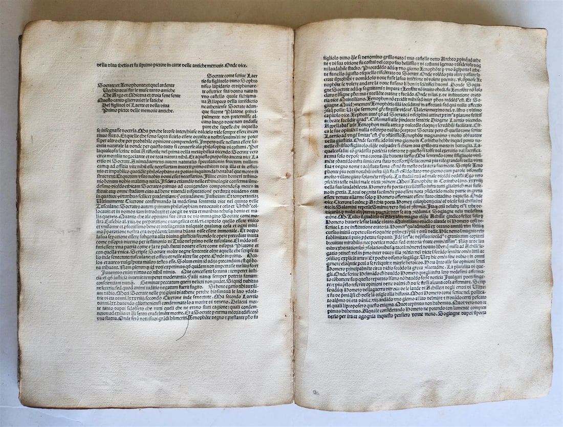 1478 INCUNABULA FRANCESCO PETRARCA by Bernardo Lapini da Siena antique FOLIO - 14