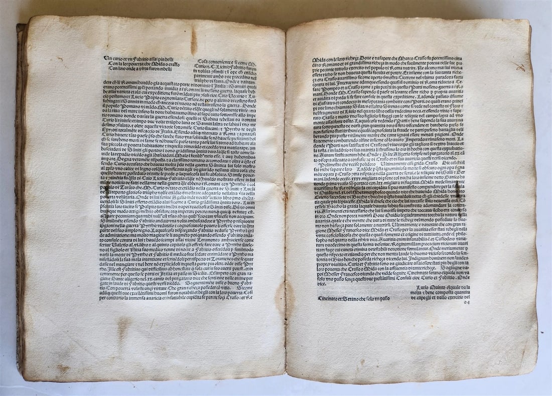 1478 INCUNABULA FRANCESCO PETRARCA by Bernardo Lapini da Siena antique FOLIO - 17