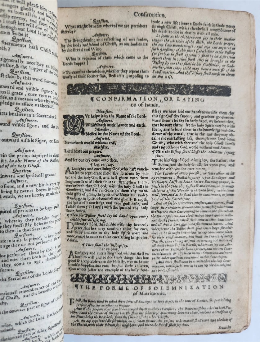 1574 BIBLE LATIN PLANTIN PRESS & 1627 BOOK of COMMON PRAYER in ENGLISH antique - 13
