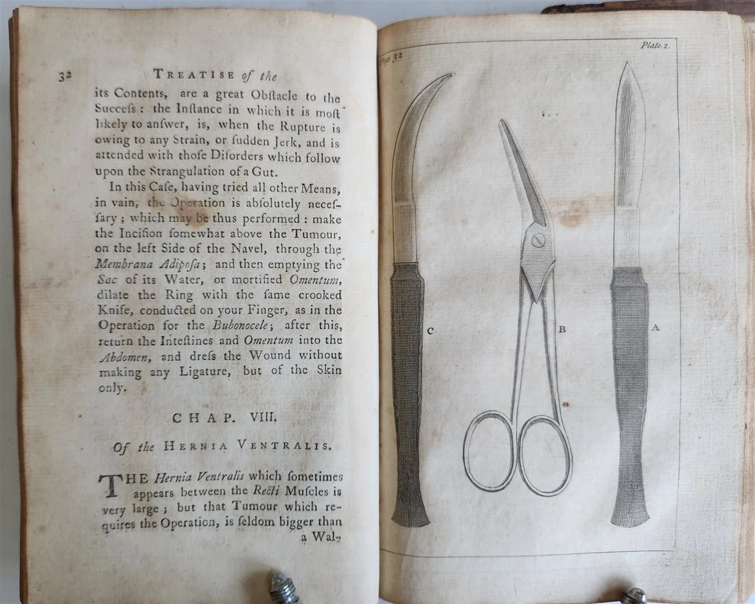 1769 TREATISE on OPERATIONS of SURGERY in ENGLISH antique ILLUSTRATED - 14