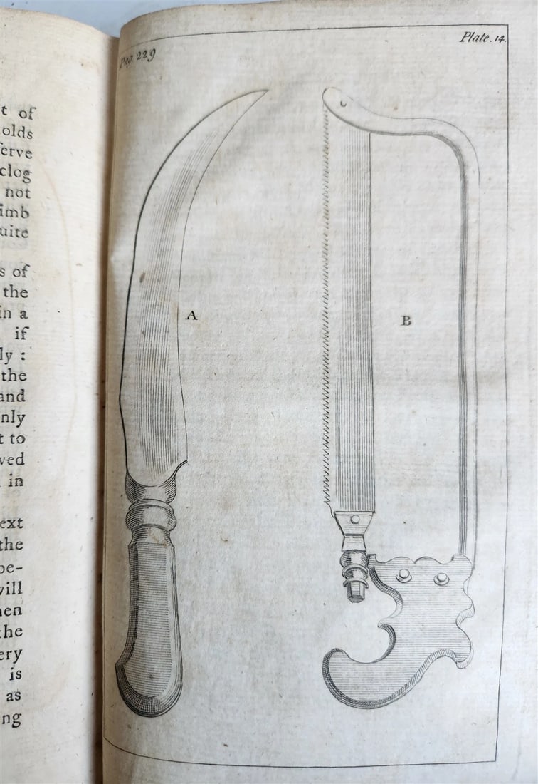 1769 TREATISE on OPERATIONS of SURGERY in ENGLISH antique ILLUSTRATED - 16