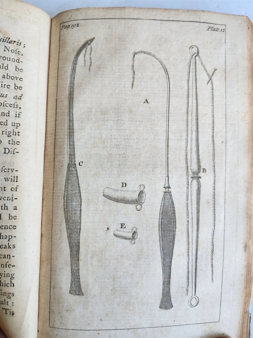 1769 TREATISE on OPERATIONS of SURGERY in ENGLISH antique ILLUSTRATED - 17
