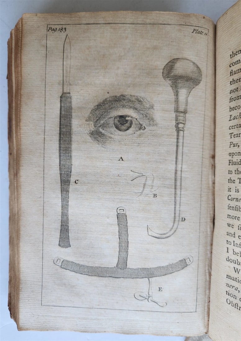 1769 TREATISE on OPERATIONS of SURGERY in ENGLISH antique ILLUSTRATED - 3