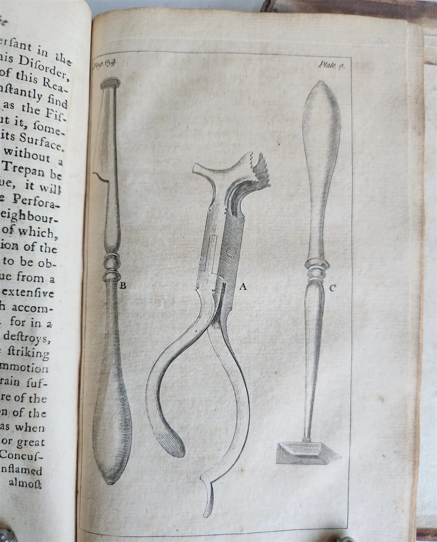 1769 TREATISE on OPERATIONS of SURGERY in ENGLISH antique ILLUSTRATED - 5
