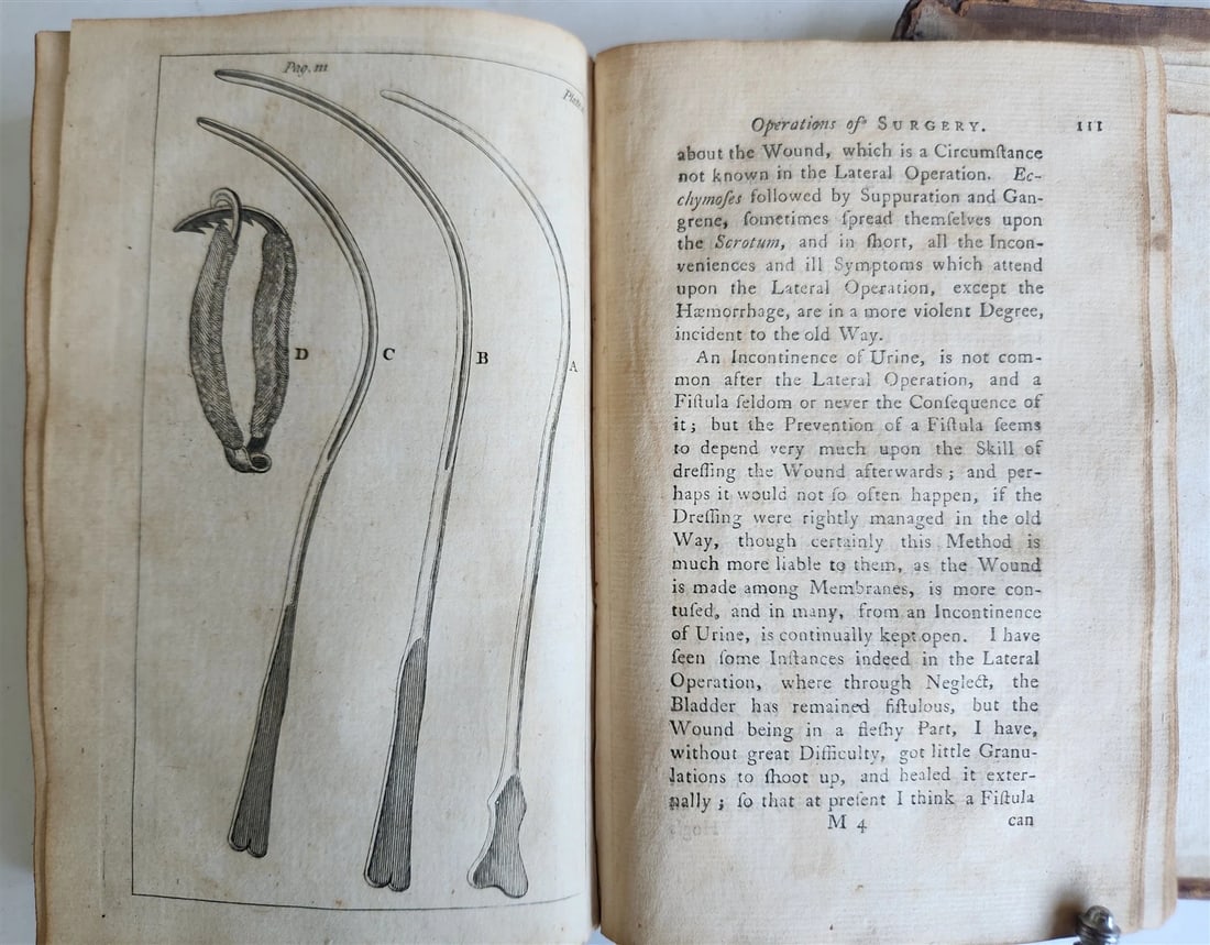 1769 TREATISE on OPERATIONS of SURGERY in ENGLISH antique ILLUSTRATED - 7