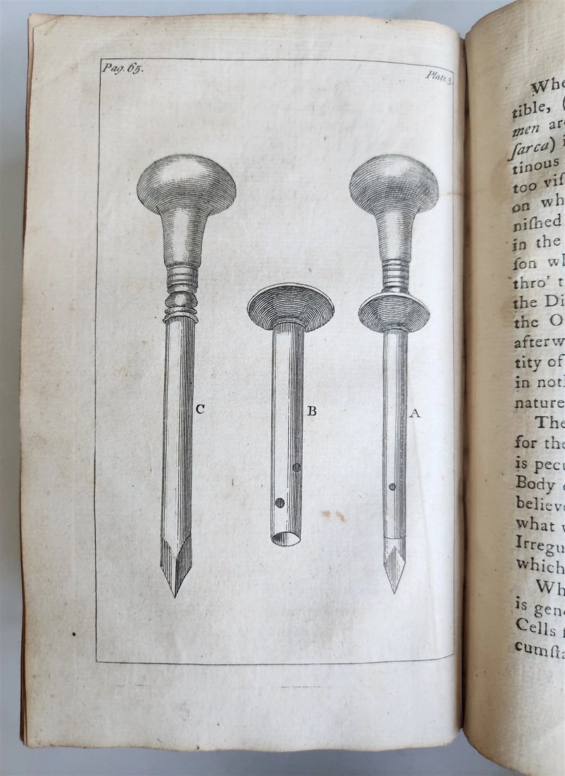 1769 TREATISE on OPERATIONS of SURGERY in ENGLISH antique ILLUSTRATED - 8