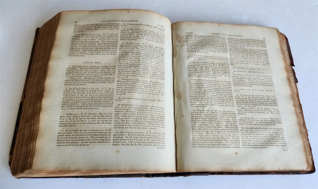 1799 BIBLE in ENGLISH AMERICANA antique Four Gospels PHILADELPHIA - 10