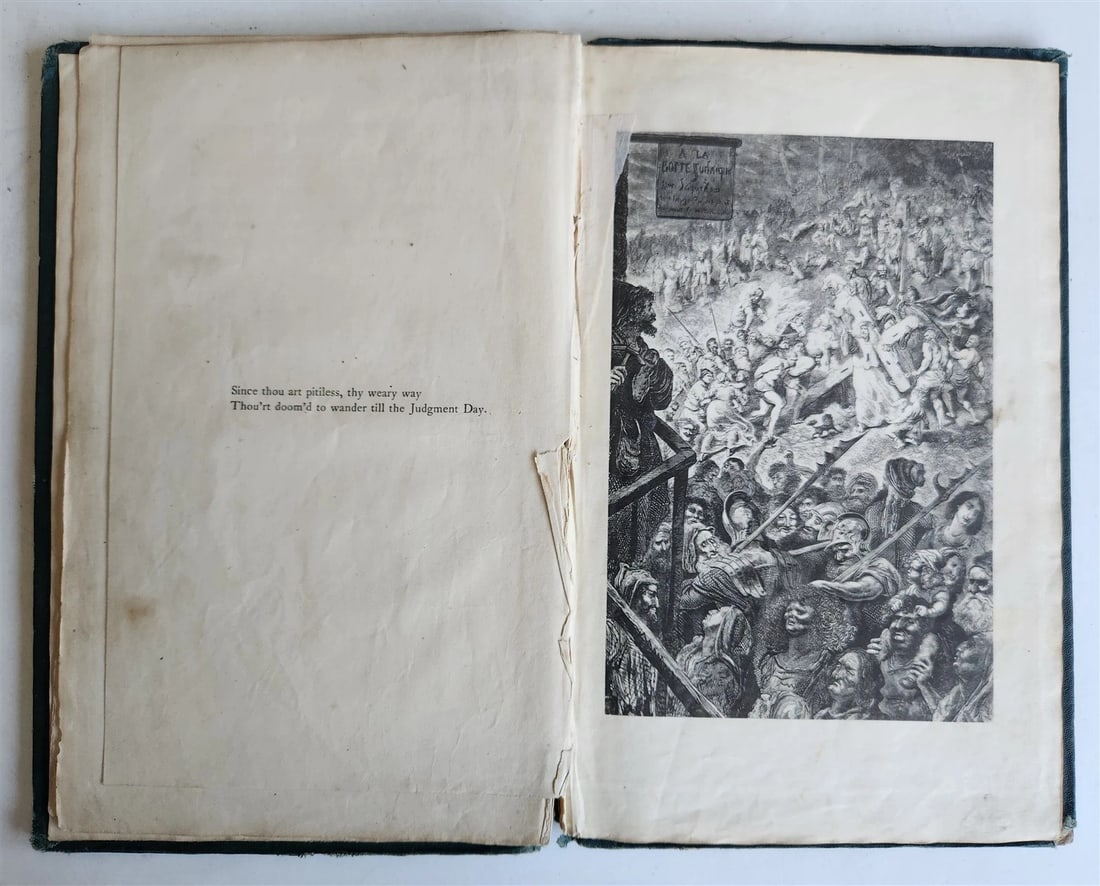 1873 Legend of Wandering Jew ILLUSTRATED by GUSTAVE DORE ANTIQUE - 11